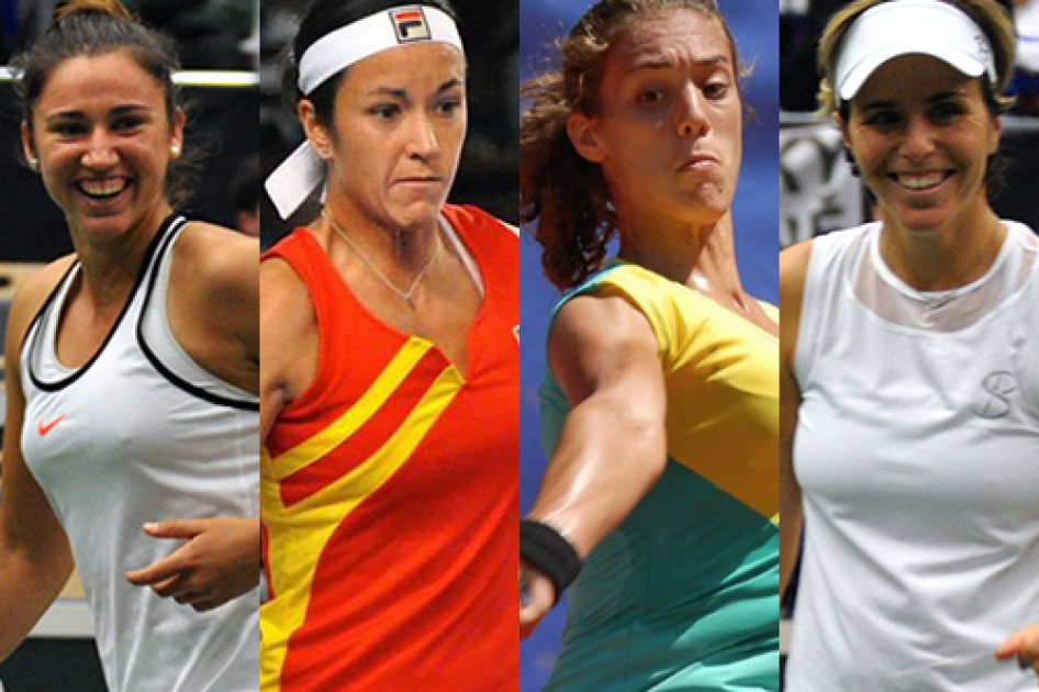 Sara Sorribes, Silvia Soler, Olga Sáez y Mª José Martínez jugarán el play-off de Fed Cup en Francia Sara Sorribes, Silvia Soler, Olga Sáez y Mª José Martínez jugarán el play-off de Fed Cup en Francia