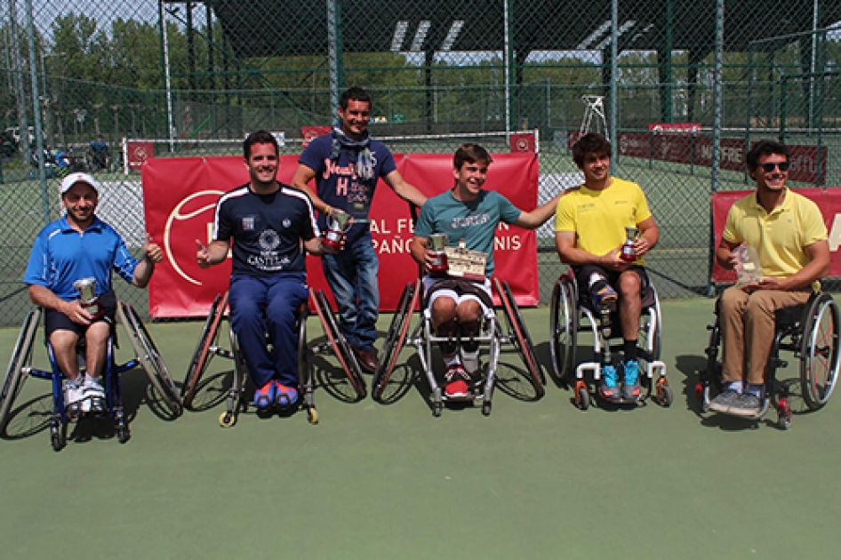 Martn de la Puente revalida el ttulo de Campen de Espaa de Tenis en Silla ante Daniel Caverzaschi