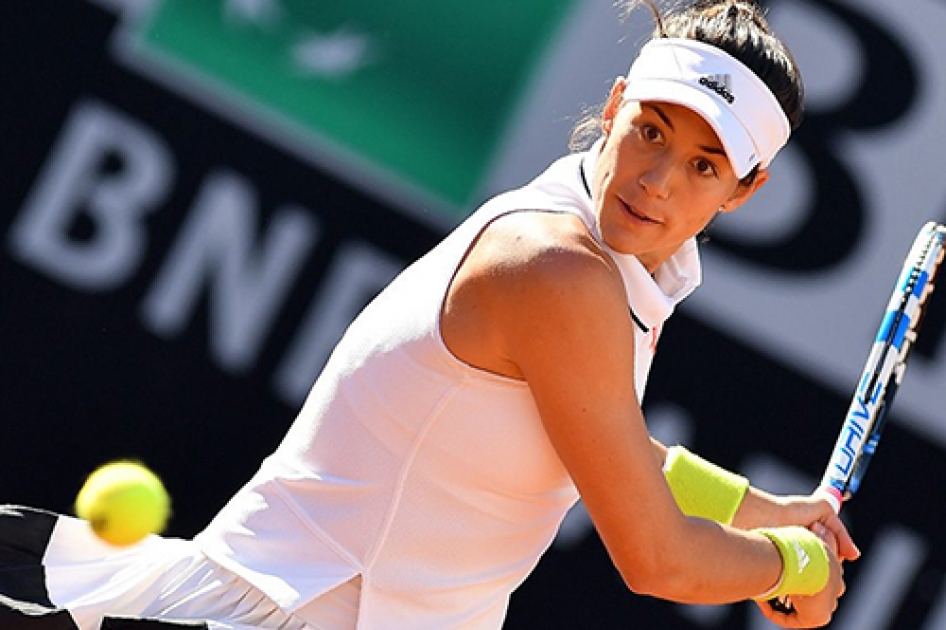 Garbiñe Muguruza se retira en las semifinales de Roma por una lesión muscular en el cuello Garbiñe Muguruza se retira en las semifinales de Roma por una lesión muscular en el cuello