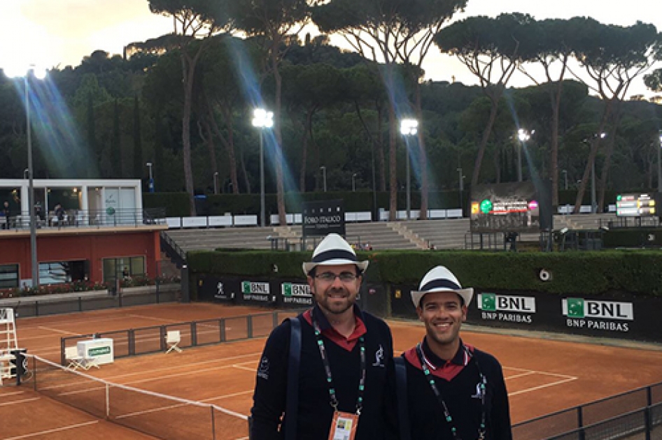 Tres rbitros espaoles actuaron en el torneo de Roma