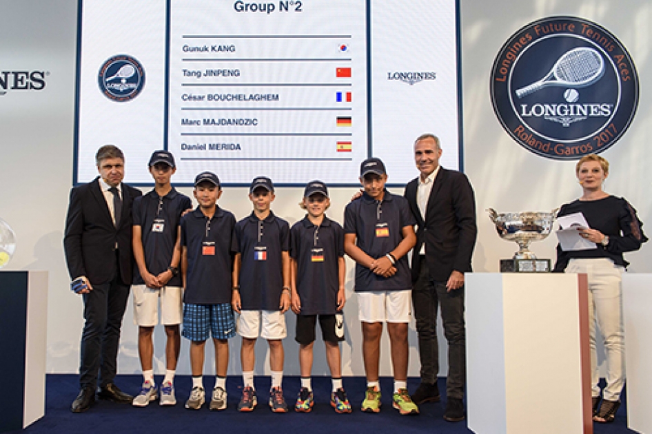 Daniel Mrida afronta el torneo Sub13 Longines Future Tennis Aces en Pars