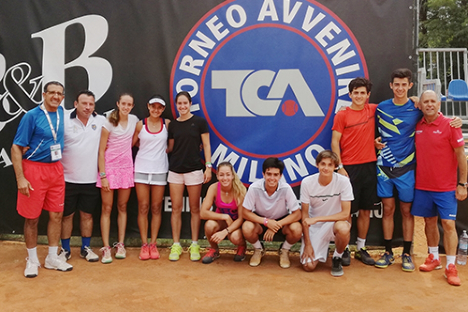 La expedicin espaola en el 53 Torneo Avennire de Miln, con el apoyo de la RFET 