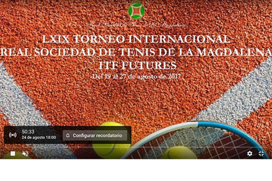 EN DIRECTO Partidos finales del torneo internacional ITF Pro Futures de Santander