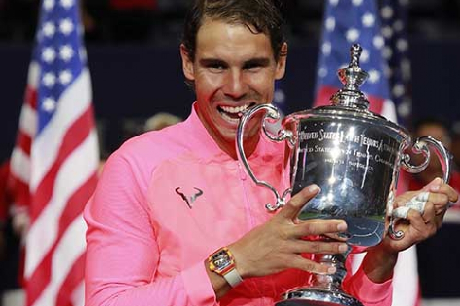 Nadal conquista su tercer US Open y suma ya 16 títulos del Grand Slam Nadal conquista su tercer US Open y suma ya 16 títulos del Grand Slam