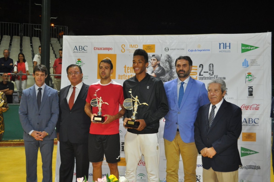 Íñigo Cervantes cede la final del ATP Challenger de Sevilla ante el joven canadiense Felix Auger Aliassime Íñigo Cervantes cede la final del ATP Challenger de Sevilla ante el joven canadiense Felix Auger Aliassime