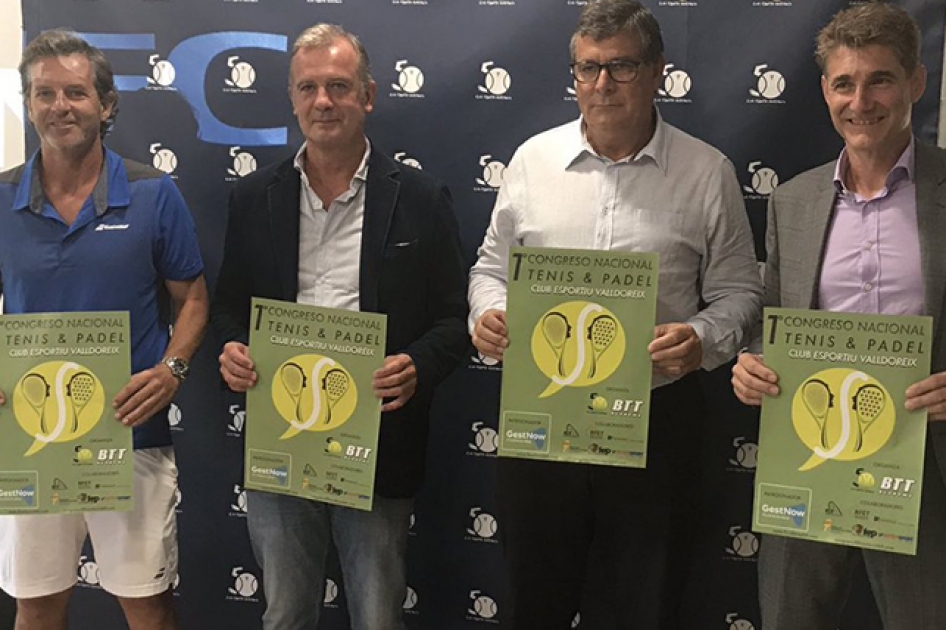 Plazas disponibles para el Primer Congreso Nacional de Tenis & Pdel en Barcelona