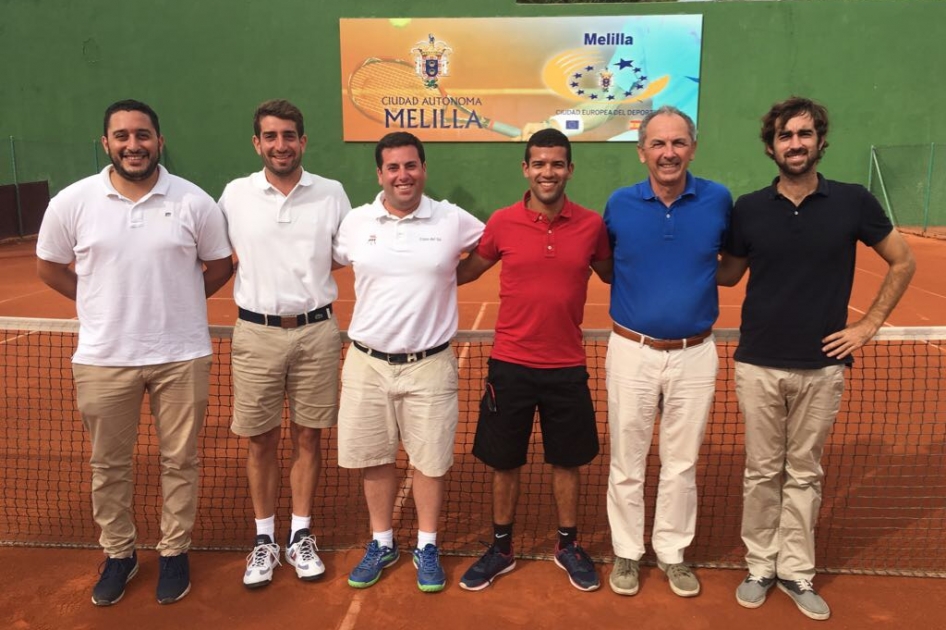 Equipo arbitral del torneo internacional ITF Pro femenino de Melilla Equipo arbitral del torneo internacional ITF Pro femenino de Melilla