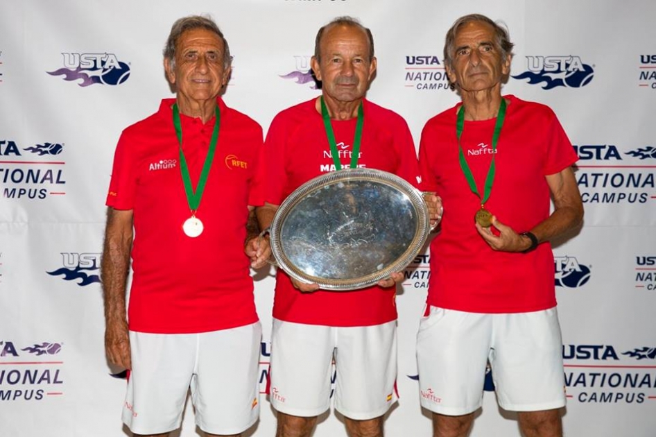 La seleccin espaola masculina +70 se proclama Campeona del Mundo en Florida