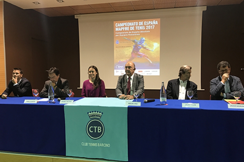 Presentación del Campeonato de España MAPFRE Absoluto por Equipos Femeninos en el CT Barcino Presentación del Campeonato de España MAPFRE Absoluto por Equipos Femeninos en el CT Barcino