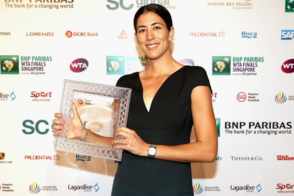 Garbiñe Muguruza es elegida “Mejor Jugadora del Año” a las puertas de su tercer Masters WTA Garbiñe Muguruza es elegida “Mejor Jugadora del Año” a las puertas de su tercer Masters WTA