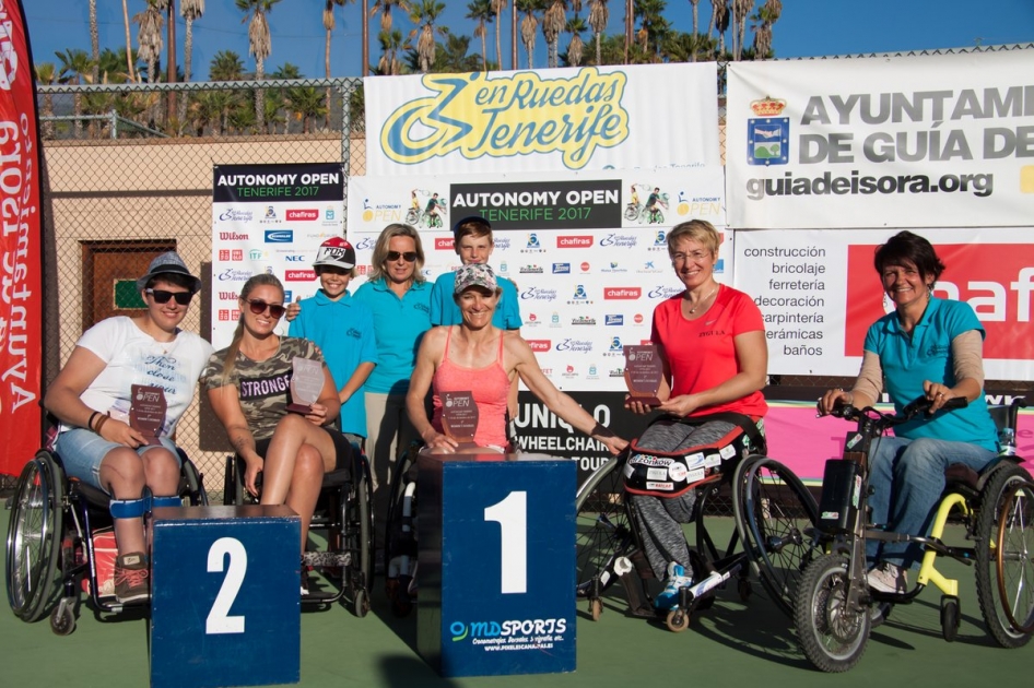 Tenerife cierra el calendario espaol de tenis en silla con el triunfo del austriaco Legner y la polaca Mietrkiewicz