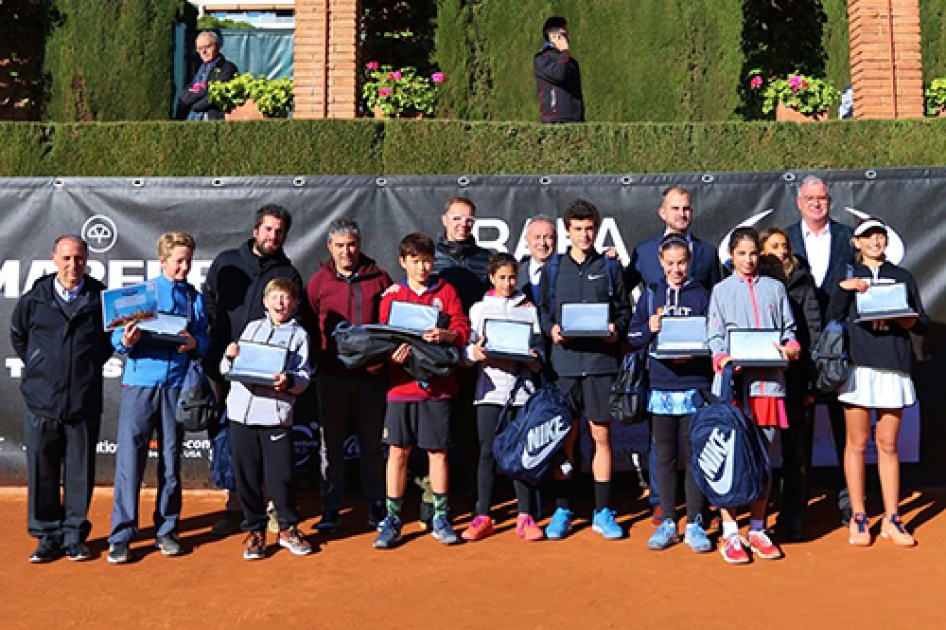 Gerard Campa, Victoria Jimnez, Martn Landaluce y Marta Soriano ganan el primer Rafa Nadal Tour by MAPFRE en Barcelona