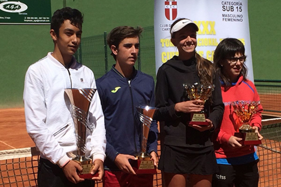 Daniel Rincón y Ane Mintegi se llevan la 30ª edición del Torneo Sub'15 “Ciudad de Cartagena“ Daniel Rincón y Ane Mintegi se llevan la 30ª edición del Torneo Sub'15 “Ciudad de Cartagena“