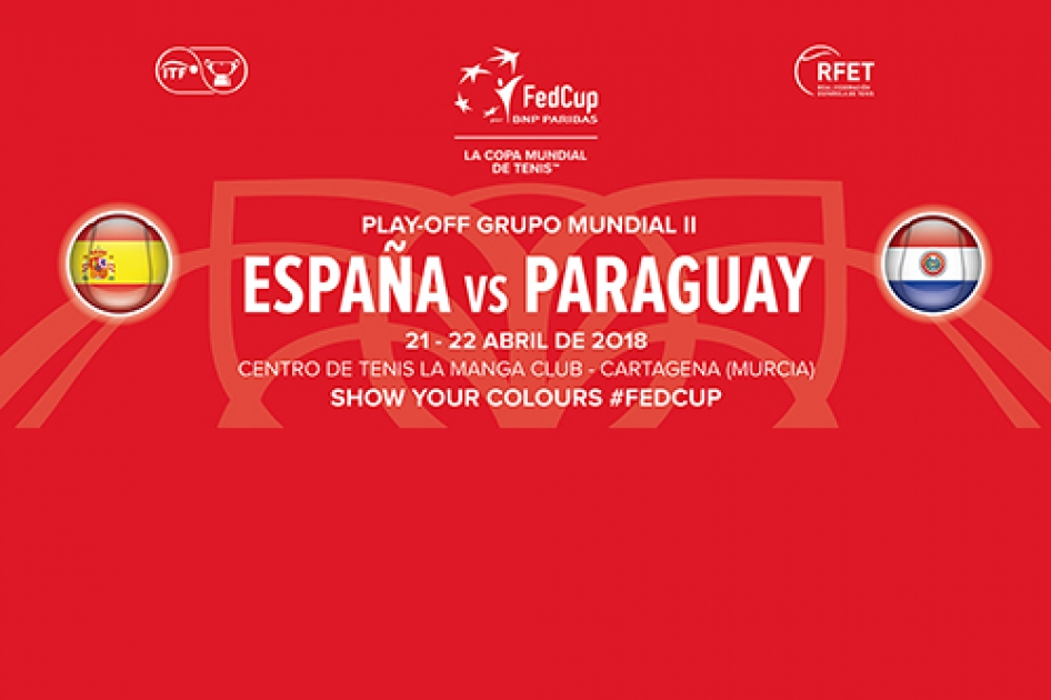 Este jueves se ponen a la venta al público los abonos para el España-Paraguay de Fed Cup en La Manga Este jueves se ponen a la venta al público los abonos para el España-Paraguay de Fed Cup en La Manga