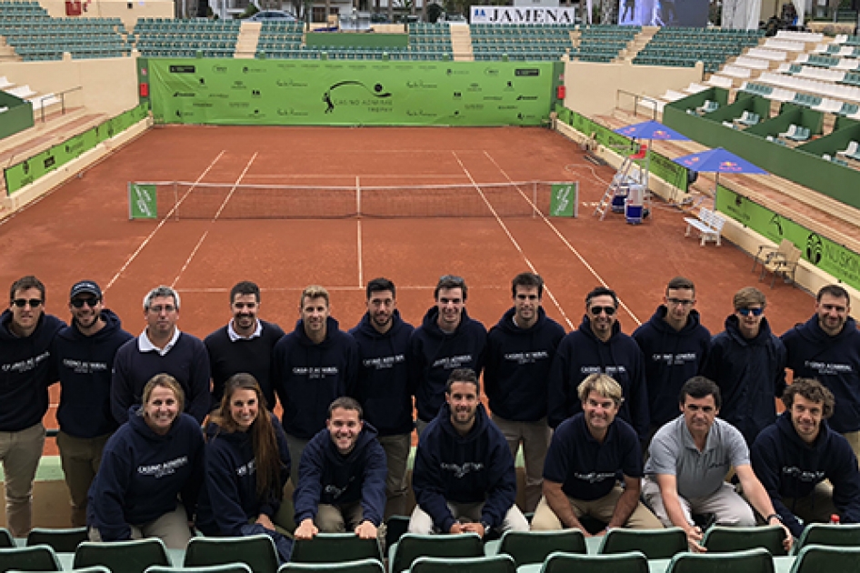 Equipo arbitral en el ATP Challenger de Marbella Equipo arbitral en el ATP Challenger de Marbella