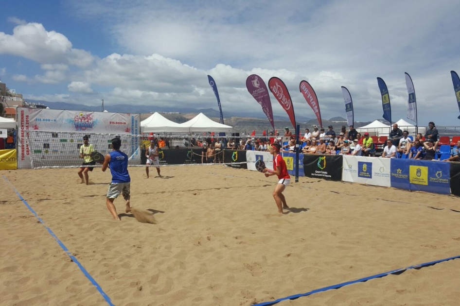 Dominio italiano en el internacional de tenis playa ms importante del ao en Las Palmas 