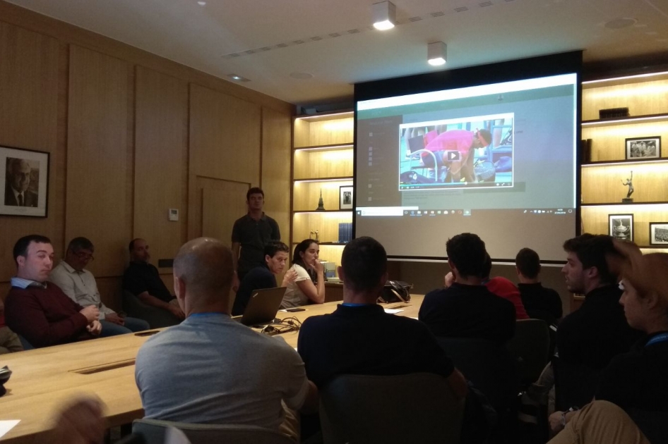 Charla arbitral de Jaume Campistol en Barcelona con motivo del Barcelona Open Banc Sabadell Charla arbitral de Jaume Campistol en Barcelona con motivo del Barcelona Open Banc Sabadell