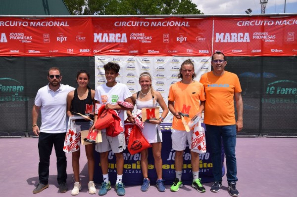 Marc Othman Ktiri y Judith Perell se llevan el Marca Jvenes Promesas de Villena