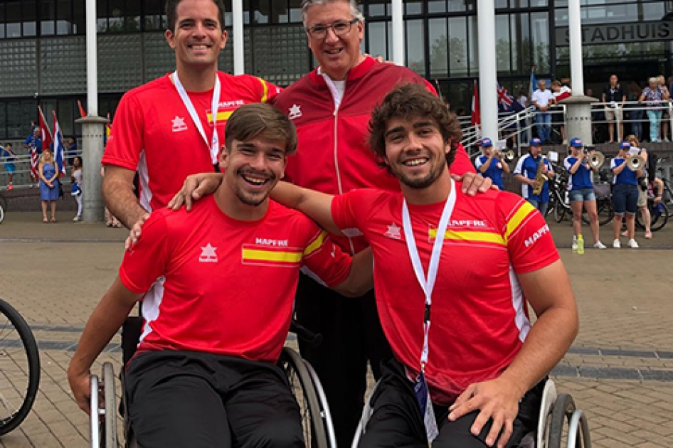 La selección española de tenis en silla de ruedas disputa esta semana la Copa del Mundo en Holanda La selección española de tenis en silla de ruedas disputa esta semana la Copa del Mundo en Holanda