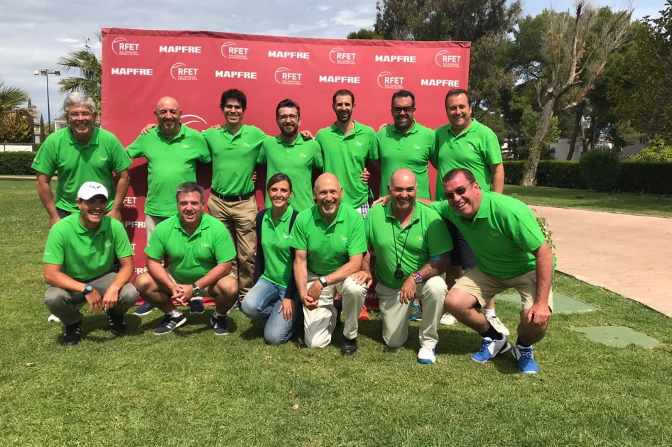 Equipo arbitral del Campeonato de España de Veteranos en Mallorca Equipo arbitral del Campeonato de España de Veteranos en Mallorca