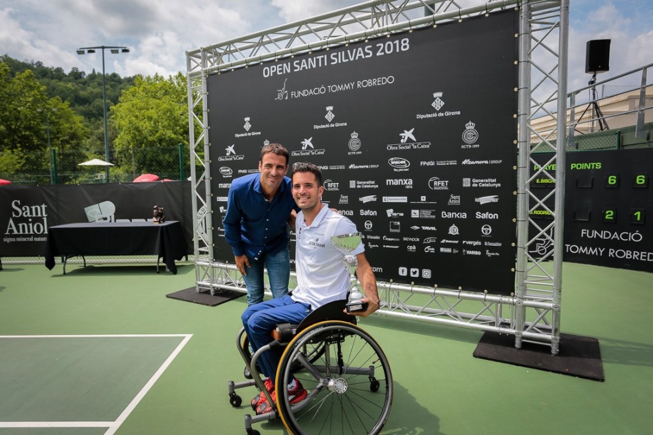 Enrique Siscar repite victoria en el Memorial Santi Silvas de tenis en silla ante Juanjo Rodrguez