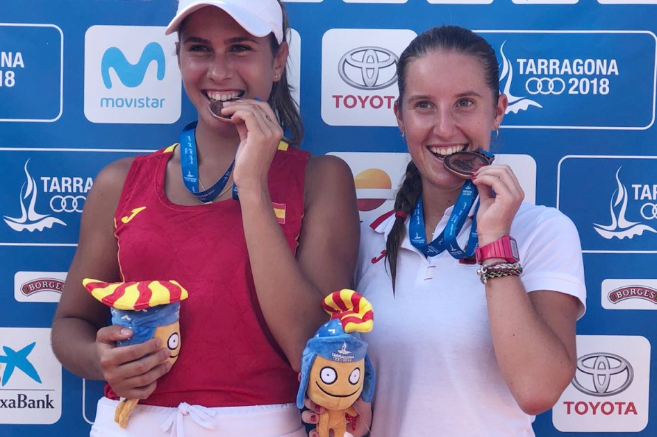 Eva Guerrero y Marina Bassols se cuelgan el bronce en los Juegos del Mediterráneo de Tarragona 2018