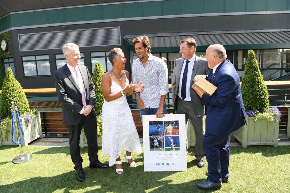 Feliciano López supera en Wimbledon el récord histórico de Grand Slam seguidos con 66 Feliciano López supera en Wimbledon el récord histórico de Grand Slam seguidos con 66