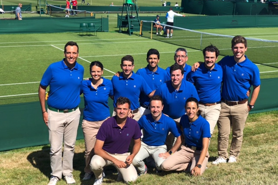 Nutrida representación arbitral española en la previa de Wimbledon Nutrida representación arbitral española en la previa de Wimbledon