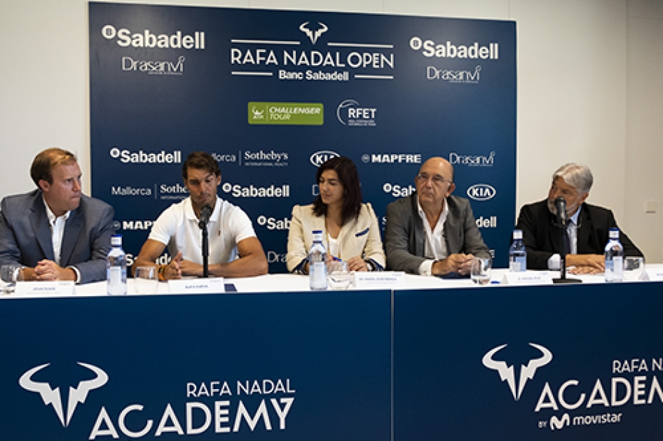 El nuevo ATP Challenger “Rafa Nadal Open Banc Sabadell” se presenta en sociedad El nuevo ATP Challenger “Rafa Nadal Open Banc Sabadell” se presenta en sociedad
