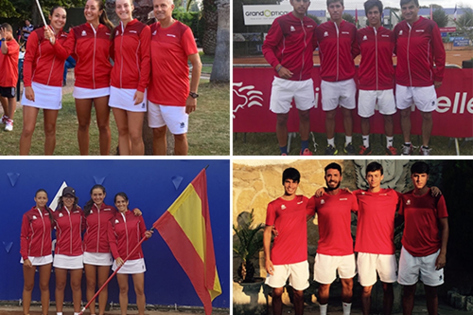 Las selecciones jnior y cadete inician su participacin en las Copas de Verano Europeas