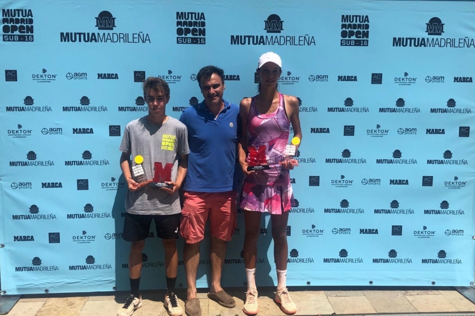 Daniel Matheu y Andrea Burguete ganan el torneo “Mutua Madrid Open Sub’16” de Bilbao Daniel Matheu y Andrea Burguete ganan el torneo “Mutua Madrid Open Sub’16” de Bilbao