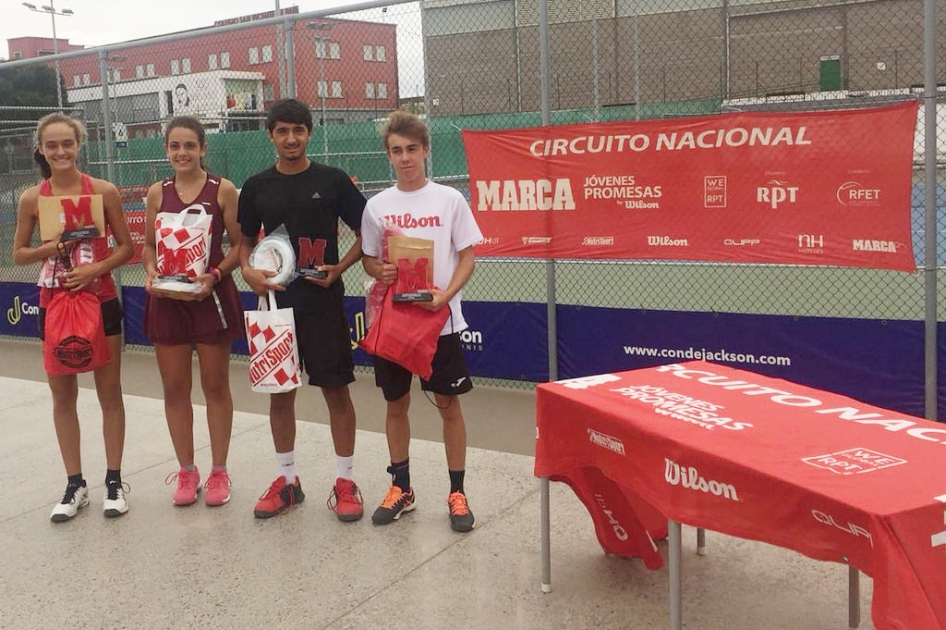 Daniel Matheu y Marta García-Reboredo se llevan el “Marca Jóvenes Promesas” de Las Palmas Daniel Matheu y Marta García-Reboredo se llevan el “Marca Jóvenes Promesas” de Las Palmas