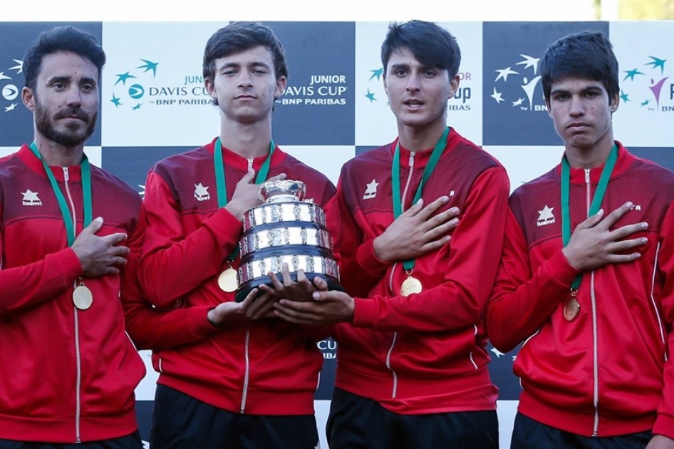 La selección española MAPFRE Sub’16 conquista la Copa Davis Júnior La selección española MAPFRE Sub’16 conquista la Copa Davis Júnior