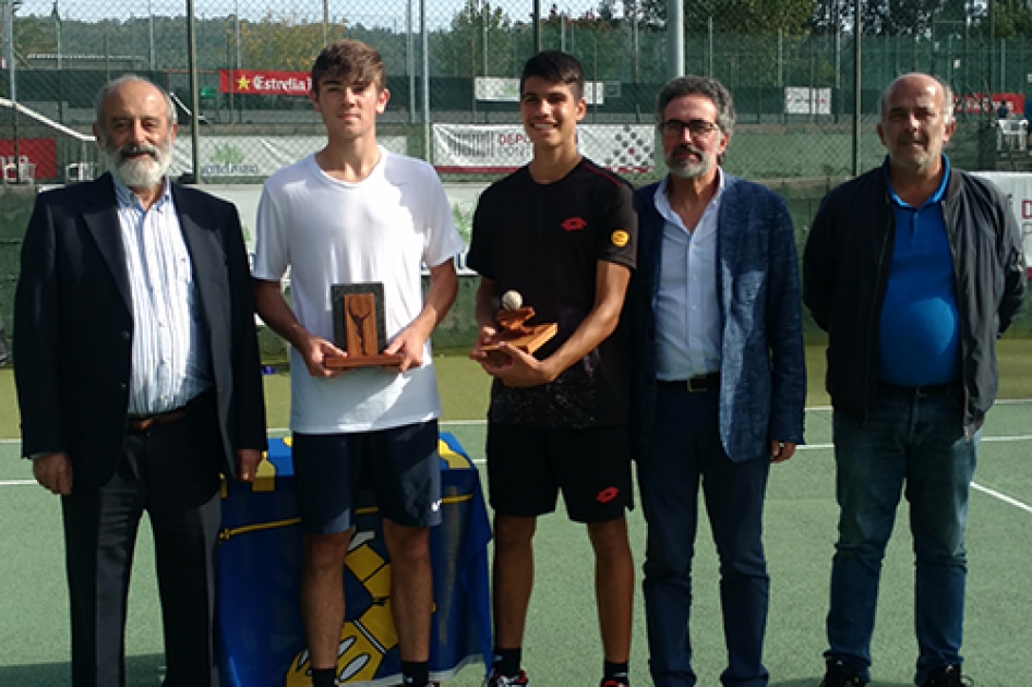 Final de Carlos Alcaraz en el júnior de Sanxenxo en Pontevedra Final de Carlos Alcaraz en el júnior de Sanxenxo en Pontevedra