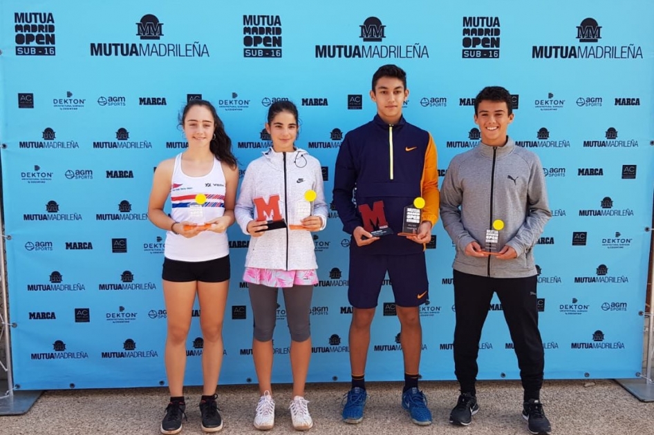 Laura Guberna y Daniel Rincón se llevan el “Mutua Madrid Sub’16” de Valladolid Laura Guberna y Daniel Rincón se llevan el “Mutua Madrid Sub’16” de Valladolid