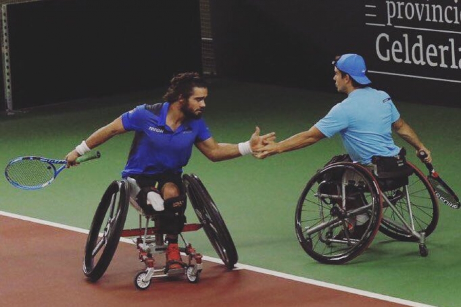 Caverzaschi y De la Puente se despiden del Masters de Dobles de tenis silla en la fase de grupos Caverzaschi y De la Puente se despiden del Masters de Dobles de tenis silla en la fase de grupos