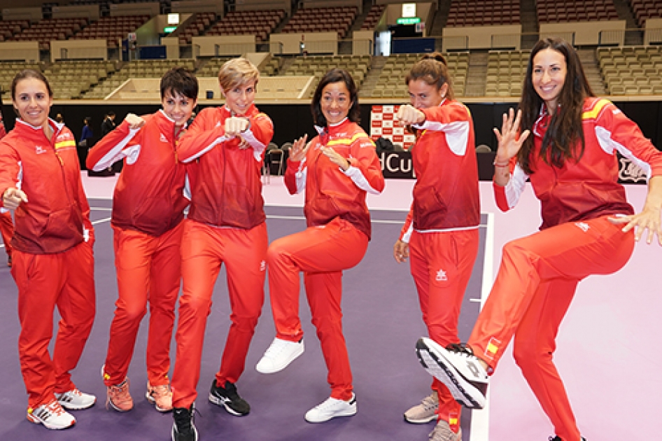Sara Sorribes y Georgina García Pérez abrirán la Fed Cup en Japón Sara Sorribes y Georgina García Pérez abrirán la Fed Cup en Japón