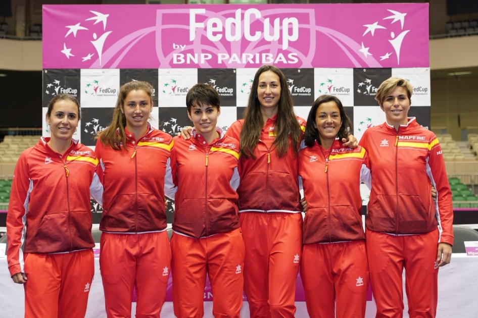 La selección española MAPFRE visitará Bélgica en el playoff de ascenso de Fed Cup La selección española MAPFRE visitará Bélgica en el playoff de ascenso de Fed Cup