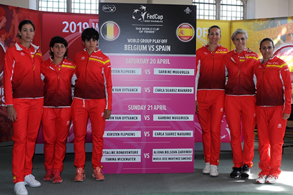 Garbie Muguruza y Carla Surez abrirn la Fed Cup en Blgica este sbado
