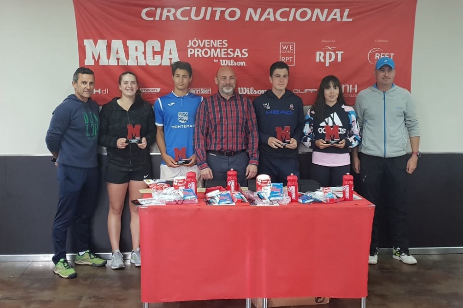 Daniel Sancho y Raquel González Vilar ganan el primer torneo “Marca Jóvenes Promesas” en Valencia Daniel Sancho y Raquel González Vilar ganan el primer torneo “Marca Jóvenes Promesas” en Valencia