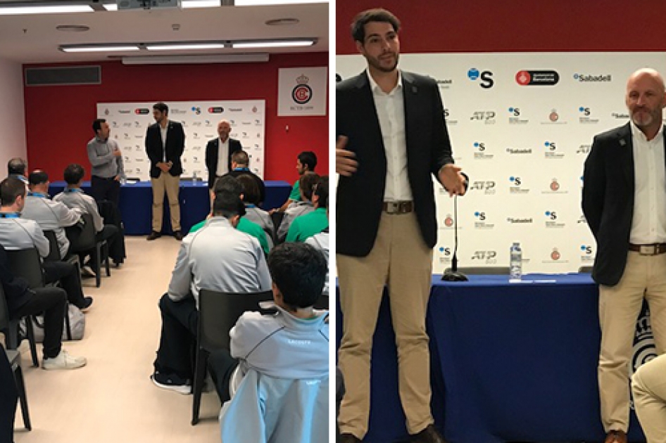 Coloquio arbitral durante el Torneo Conde de Godó Coloquio arbitral durante el Torneo Conde de Godó