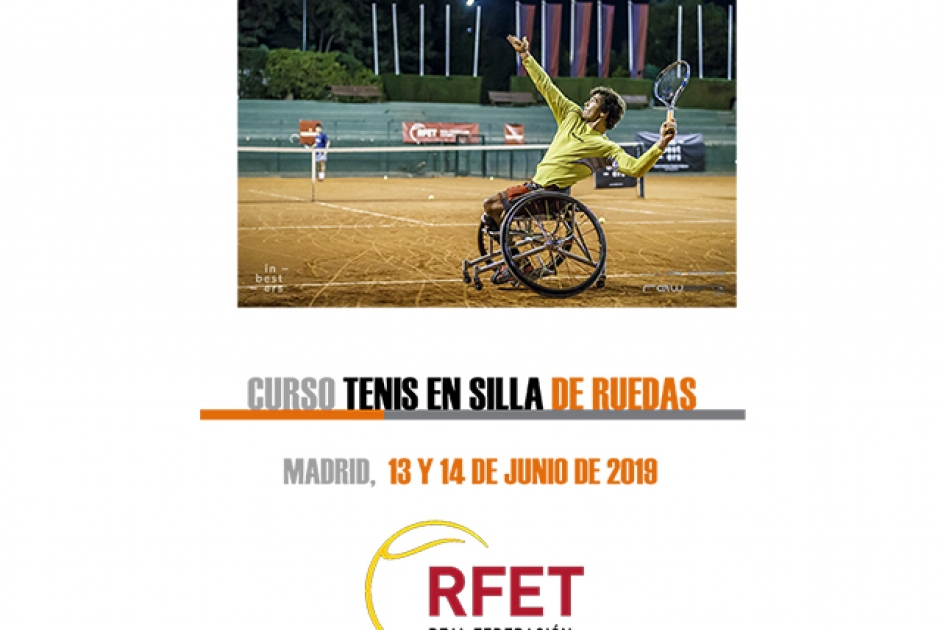 Nuevo curso de especialización en tenis en silla de ruedas en Madrid los próximos 13 y 14 de junio Nuevo curso de especialización en tenis en silla de ruedas en Madrid los próximos 13 y 14 de junio