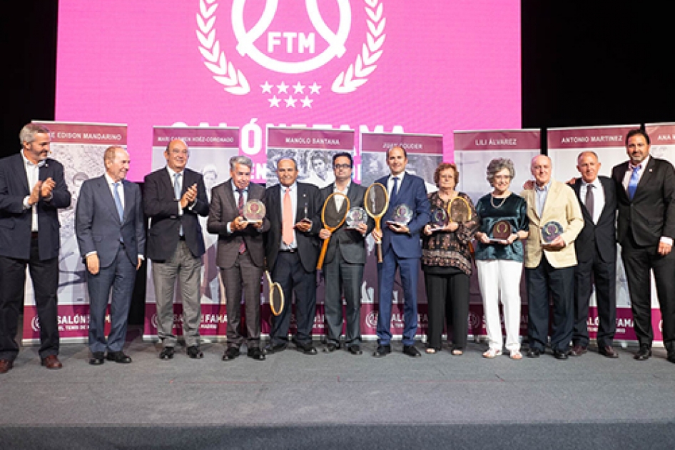 La Federacin de Tenis de Madrid celebra su 75 en una gran gala