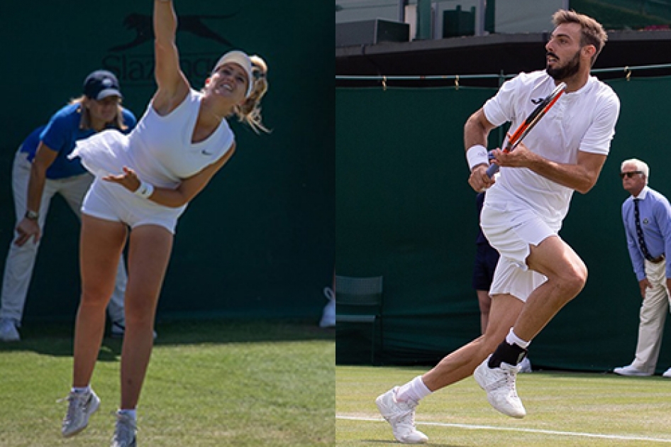 Paula Badosa y Marcel Granollers superan la previa en Wimbledon Paula Badosa y Marcel Granollers superan la previa en Wimbledon