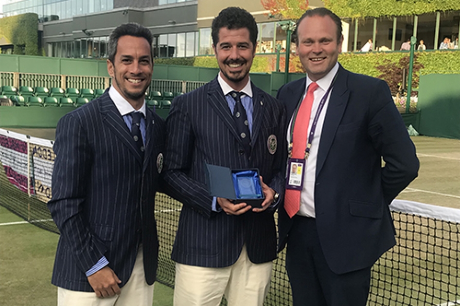 Chechu Sierra y Pablo Rodríguez Montes, presentes en las finales de Wimbledon Chechu Sierra y Pablo Rodríguez Montes, presentes en las finales de Wimbledon