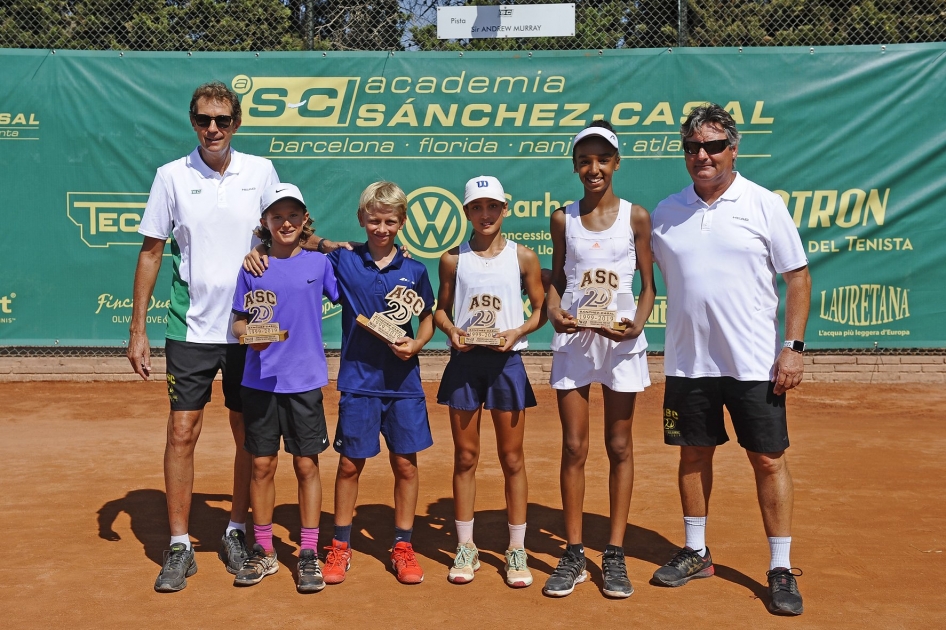 El internacional Sub12 de la Academia Snchez-Casal acaba con triunfos del francs Jarzaguet y la marroqu Zeghlouli