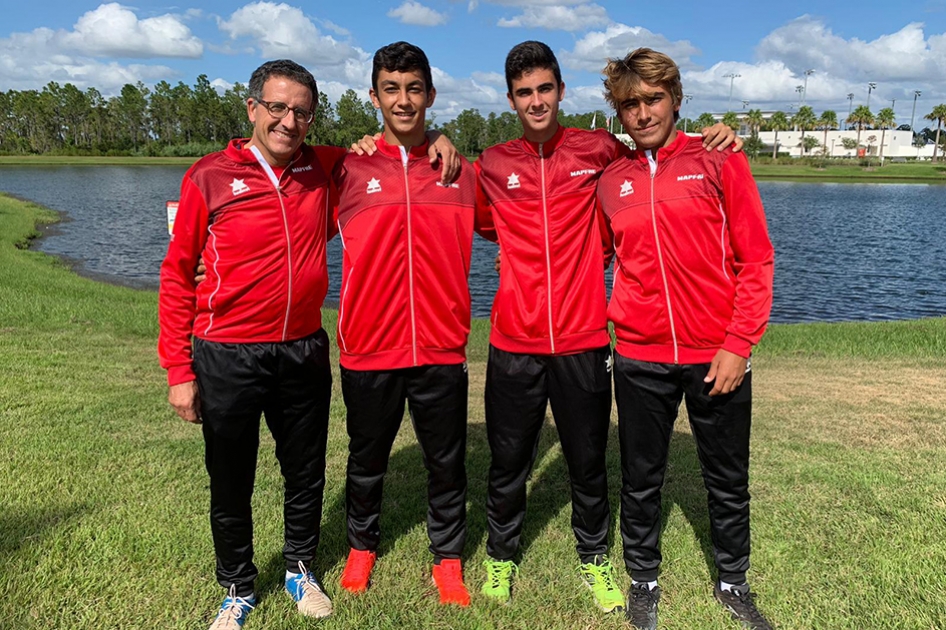 La seleccin espaola MAPFRE Sub'16 defiende esta semana el ttulo de la Copa Davis Jnior