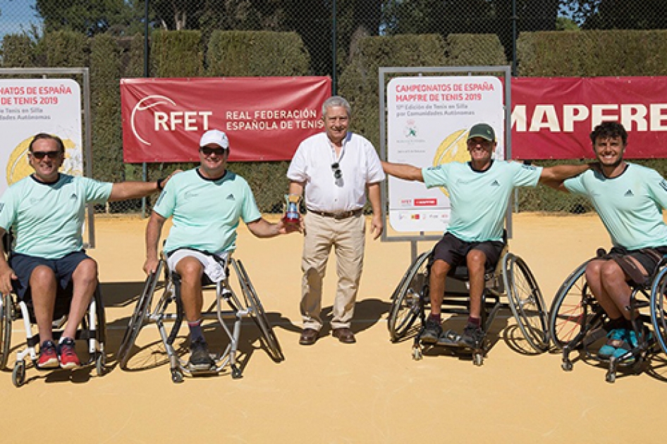 Andaluca conquista por primera vez el Campeonato de Espaa MAPFRE de Tenis en Silla por Comunidades Autnomas