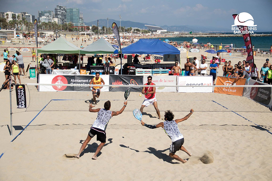 Barcelona acoge este fin de semana la segunda cita más importante en España del circuito mundial de tenis playa Barcelona acoge este fin de semana la segunda cita más importante en España del circuito mundial de tenis playa