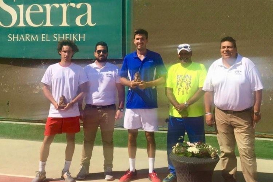 Pablo Vivero suma el 10º título de su carrera en Egipto Pablo Vivero suma el 10º título de su carrera en Egipto